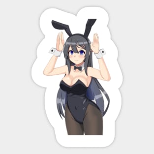 Mai Sakurajima From The Rascal Does Not Dream of Bunny Girl Senpai Sticker